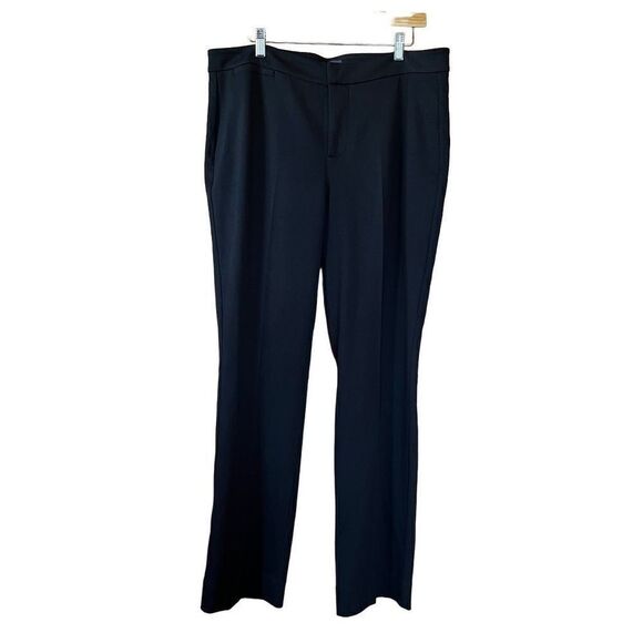 NYDJ Petite Ponte Trouser Black Size 16P - Picture 1 of 12